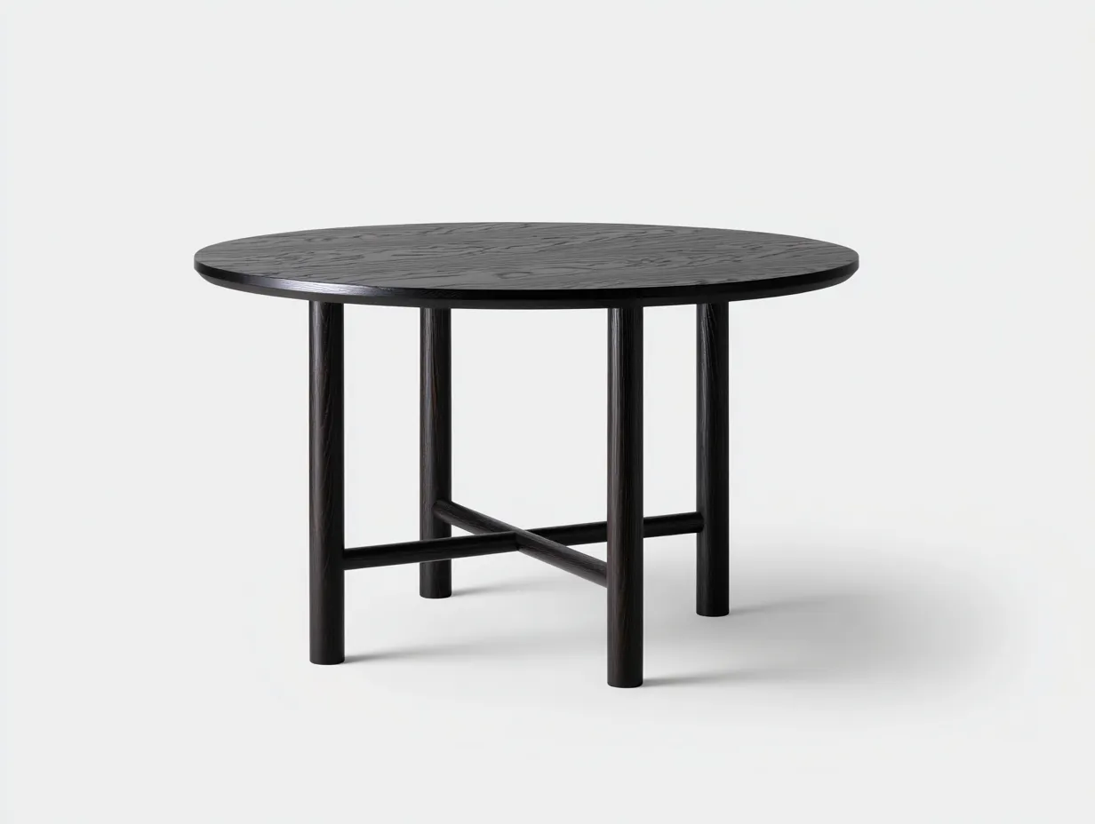 Mesa de Comedor rectangular roble natural 180x90x75 cm - patas macizas roble - estilo escandinavo-Lorironest