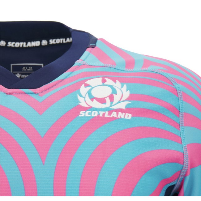 2026-2027 Scotland Rugby Training Jersey (Neon Pink) - Kids-League Threads