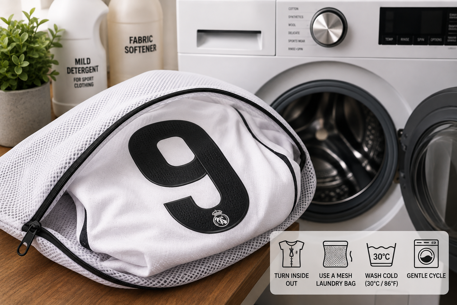 Washing Jersey Inside Out