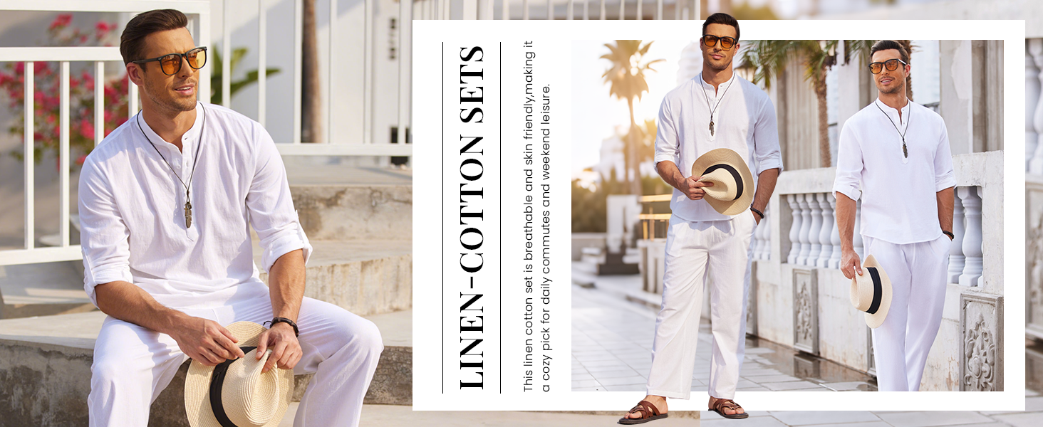 henley shirts and pants