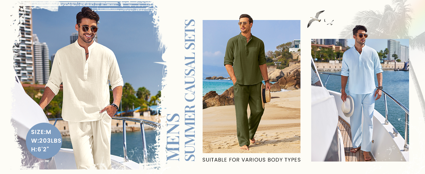 henley shirts and pants