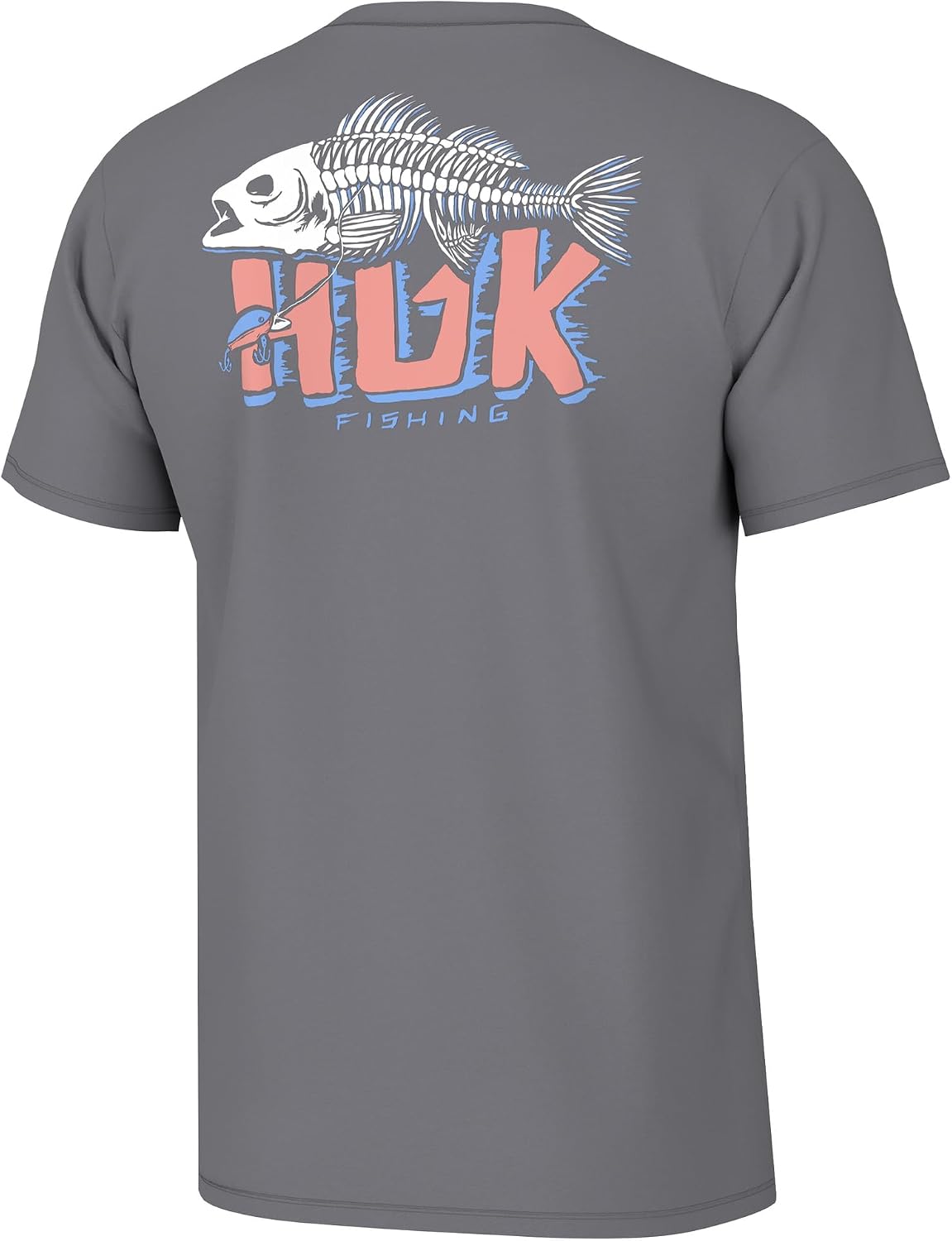 Mens Fishing Graphic Tee, Performance Short Sleeve, Quick-Dry