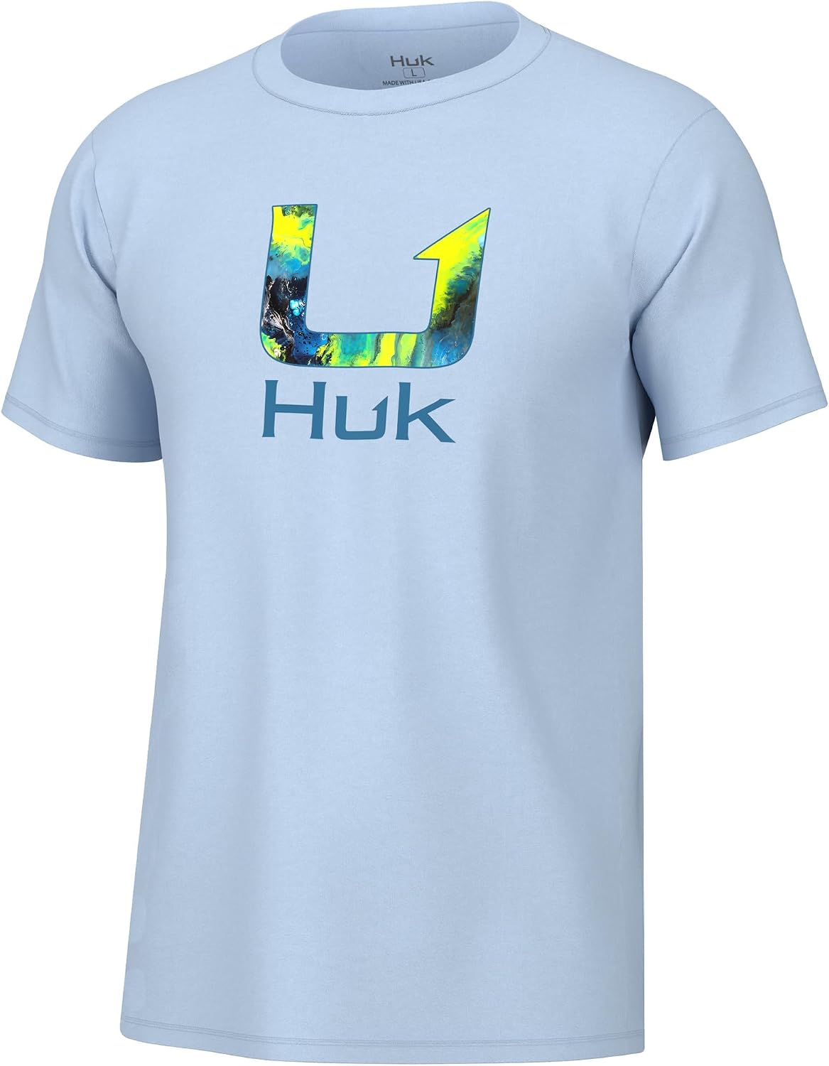 Mens Fishing Graphic Tee, Performance Short Sleeve, Quick-Dry