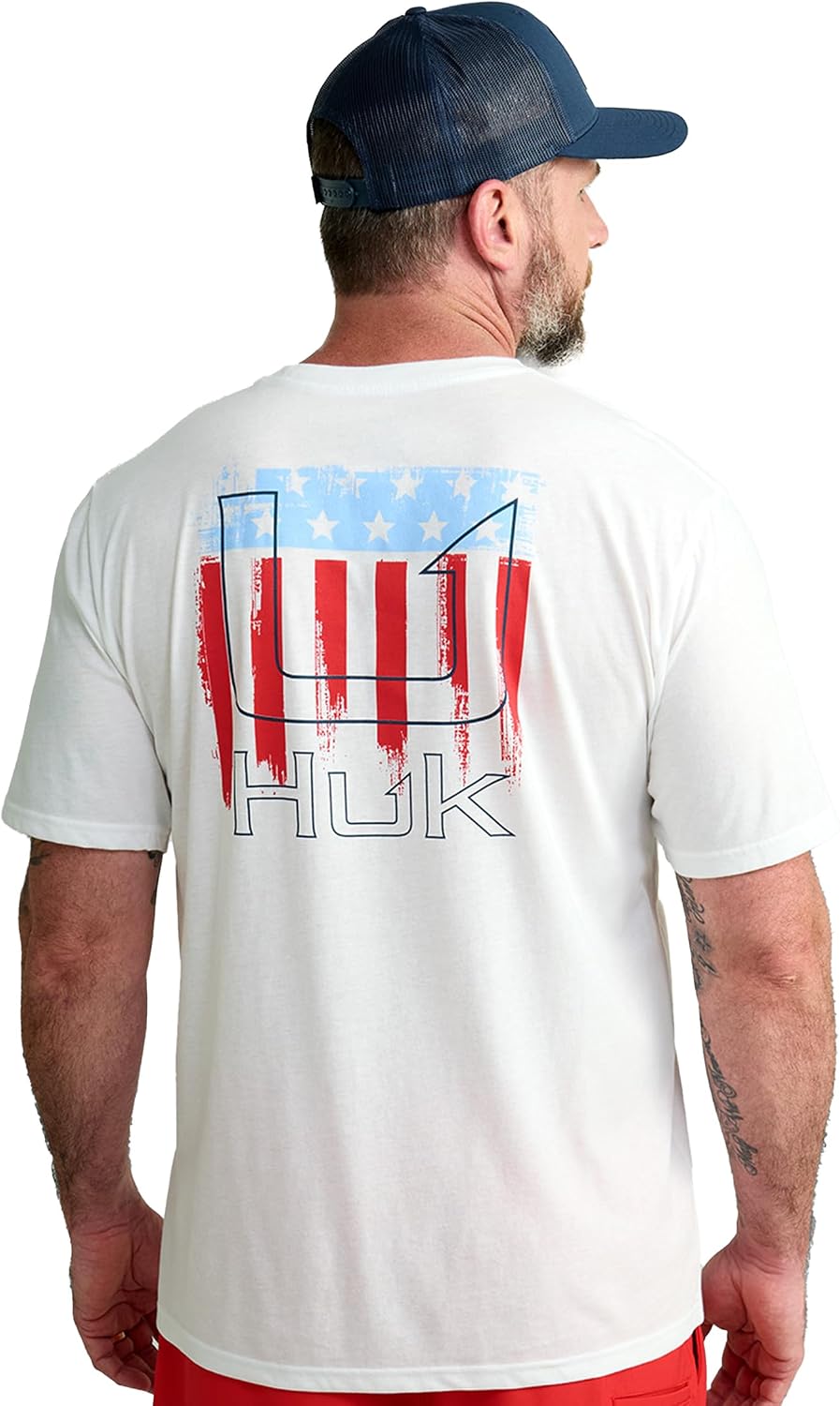 Mens Fishing Graphic Tee, Performance Short Sleeve, Quick-Dry