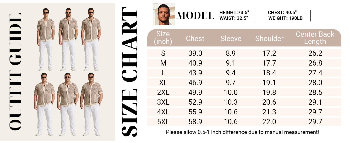 COOFANDY Mens Button Down Short Sleeve Shirt Textured Knit Polo Shirts Vintage Shirts Retro Knitwear