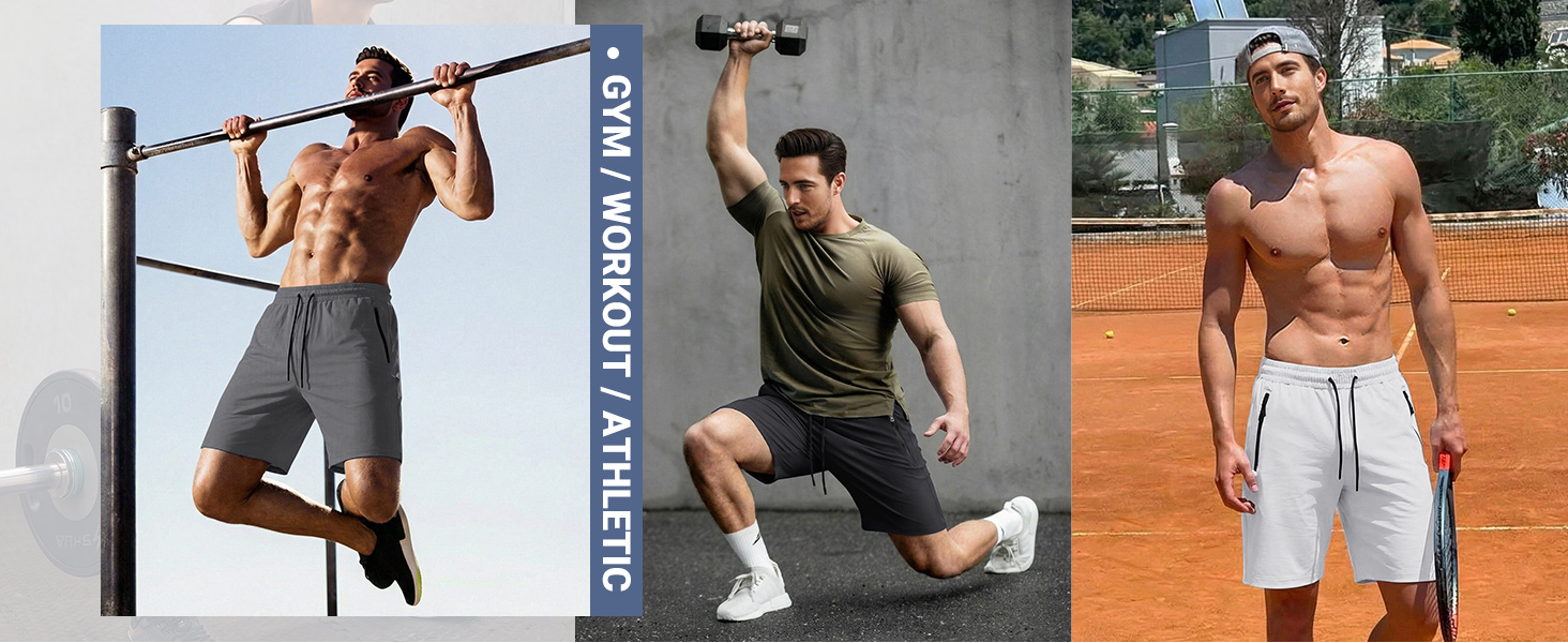 men gym shorts