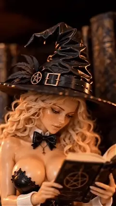 Demonstratie van een witchy shelf sitter