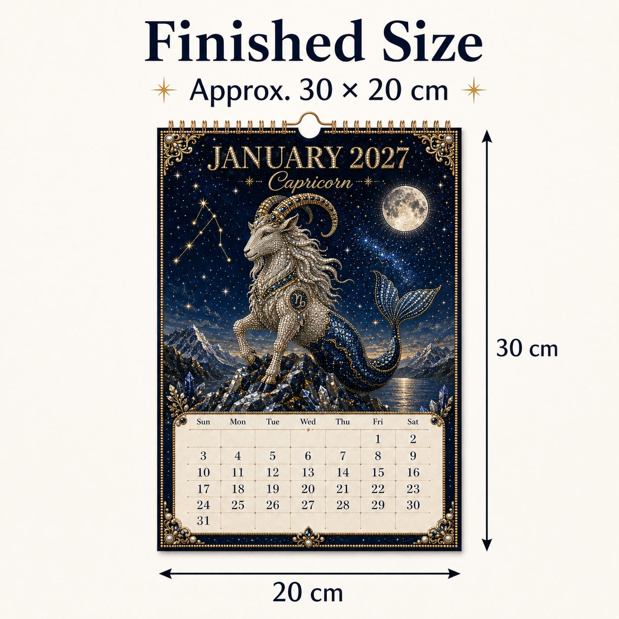 DIY Zodiac Bead Art Calendar Kit Contents