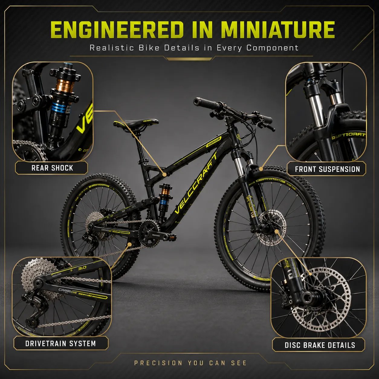 Mountainbike model display