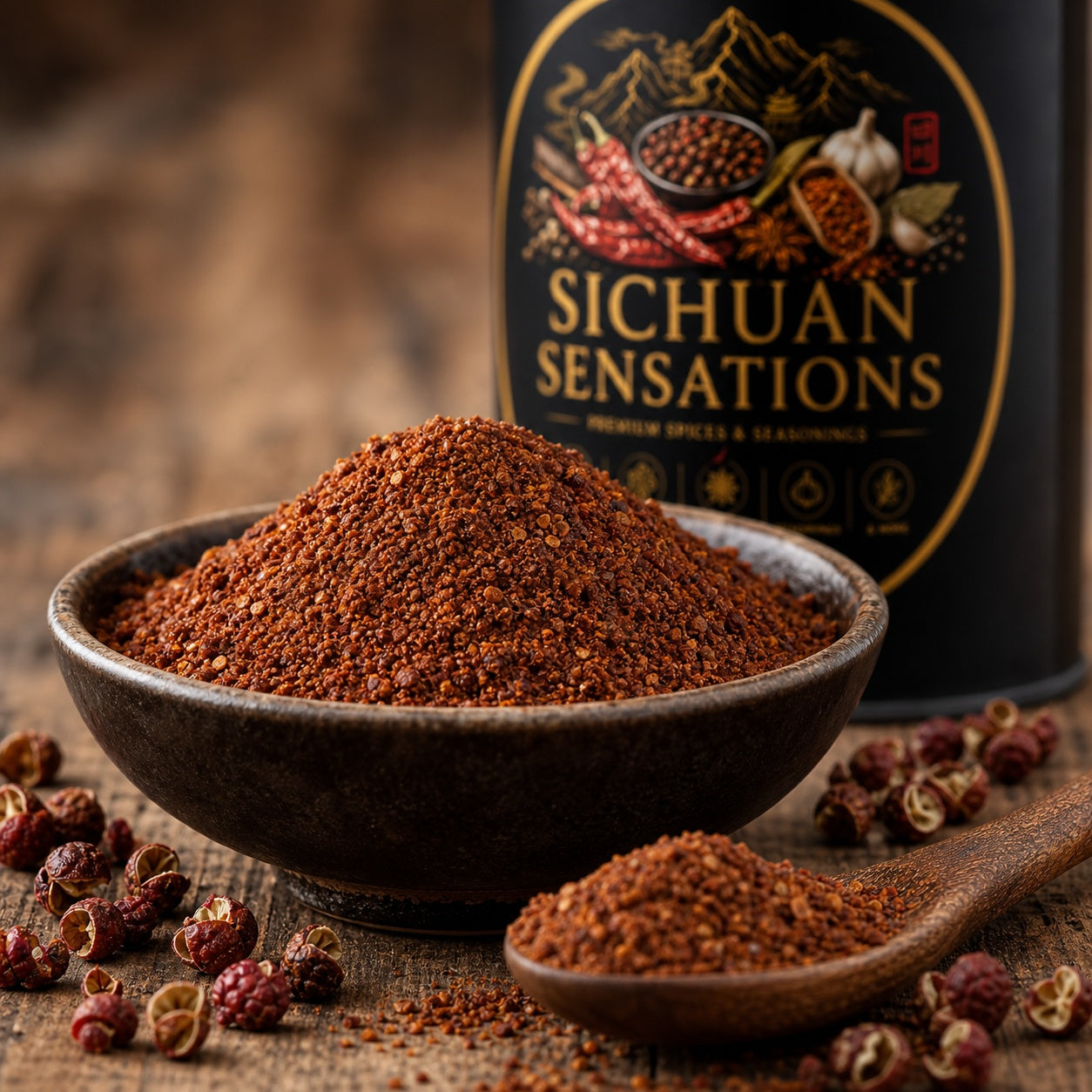 Sichuan Sensations Ground Red Sichuan Peppercorn | Red Hua Jiao Powder for Chili Oil, Hot Pot Dips, Braises & Classic Mala Cooking-RuralMala