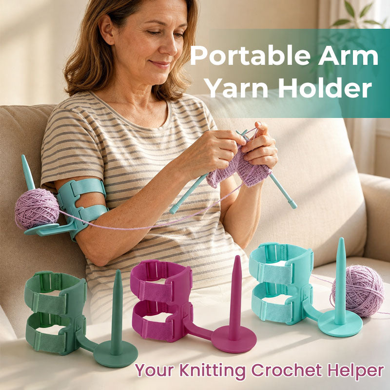 🧶 Draagbare armgarenhouder voor breien en haken