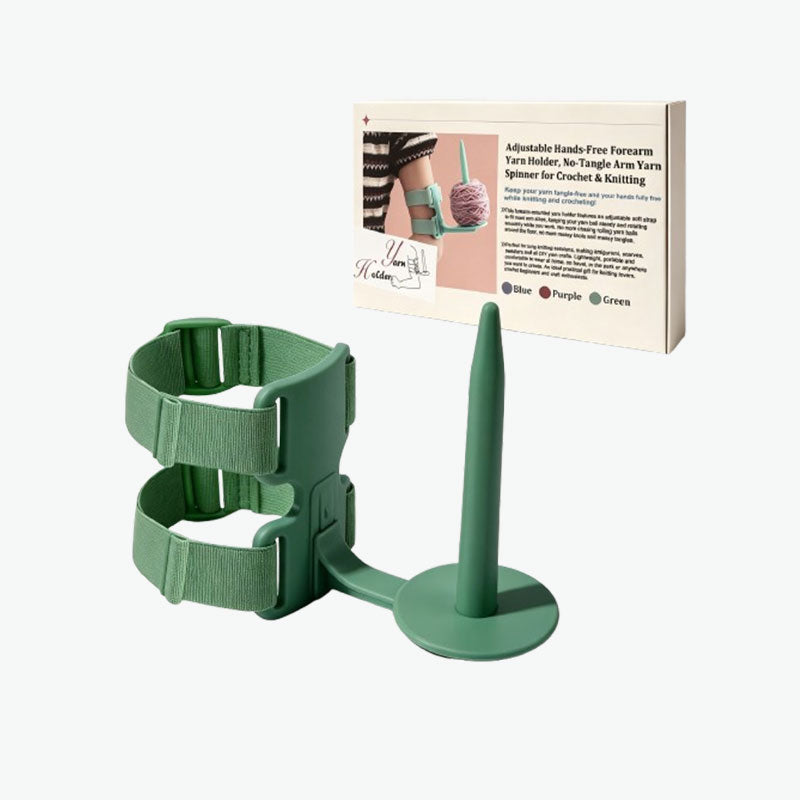 🧶 Draagbare armgarenhouder voor breien en haken