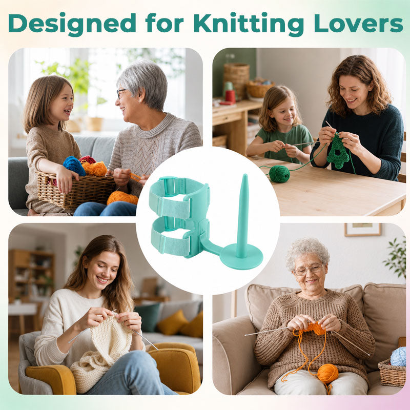 🧶 Draagbare armgarenhouder voor breien en haken