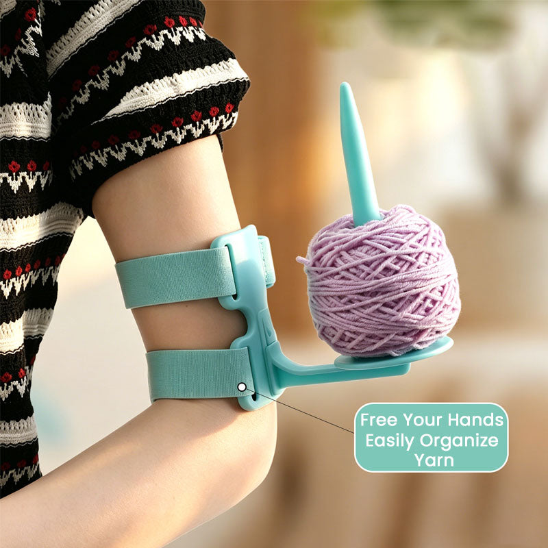 🧶 Draagbare armgarenhouder voor breien en haken