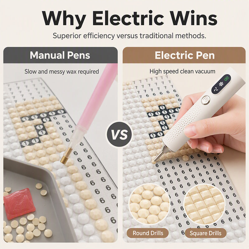 Vacuum suction diamond pen