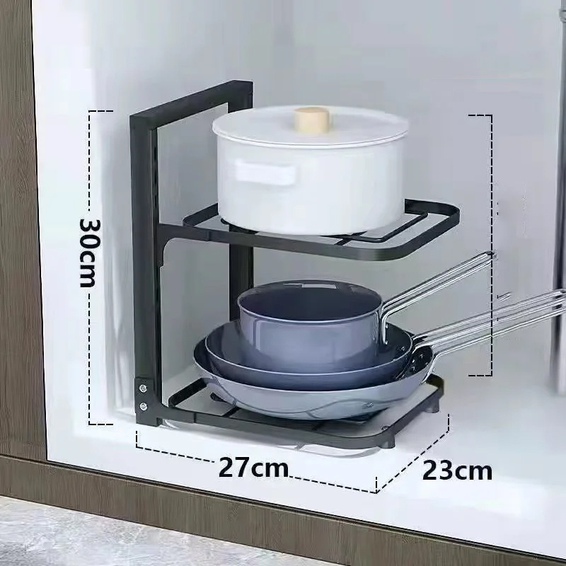 Kitchen Stainless Steel Shelf Storage Rack
