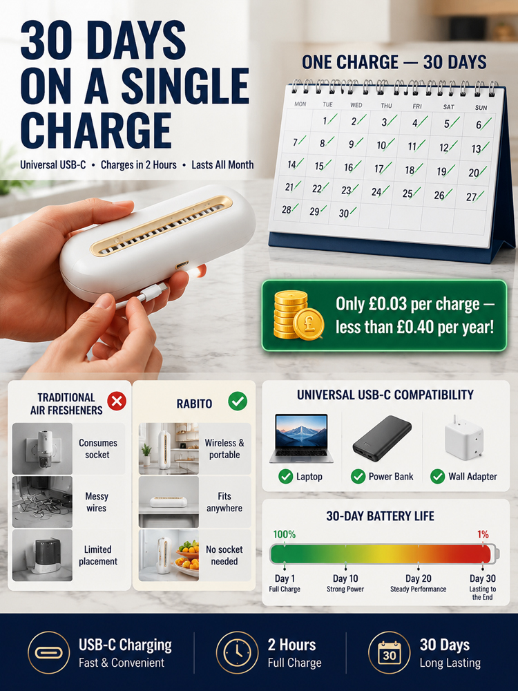 👍【Intelligent Fridge Odor Eliminator 】 Produce Saver - Triples Food Shelf Life