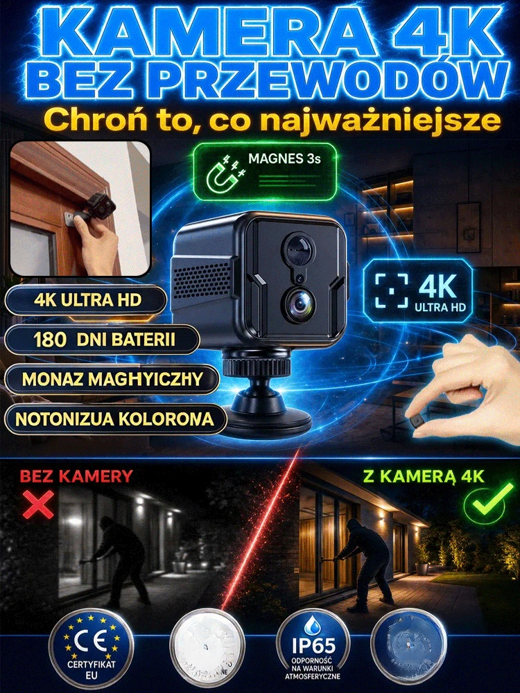 Zdalna Inteligentna Kamera Monitorująca 4G