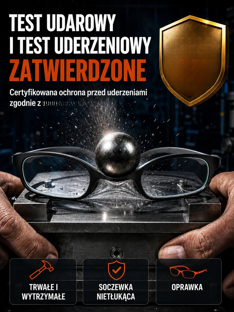 Wygodne Okulary Progresywne dla Seniora - Lekka Oprawka, Filtr Ekranowy (Płatność Przy Odbiorze)