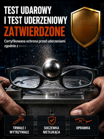 Wygodne Okulary Progresywne dla Seniora - Lekka Oprawka, Filtr Ekranowy (Płatność Przy Odbiorze)