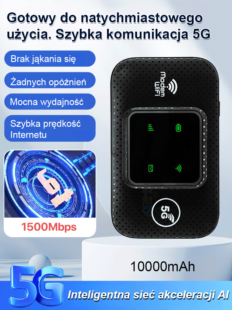 🛰️ Internet satelitarny WiFi: jednorazowy zakup i nielimitowany transfer 🌐, ultraszybka prędkość 500 Mbps 🎬, pobieranie filmu w zaledwie 10 sekund ✅, zapomnij o zacinaniu i zrywaniu połączenia!