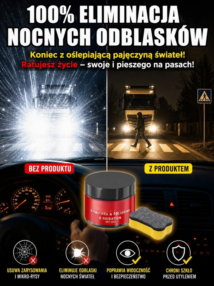 【-50%】Regeneracja Rys Szyb (Niemiecka Formuła 9H) - Za Pobraniem i Zestawy Promocyjne