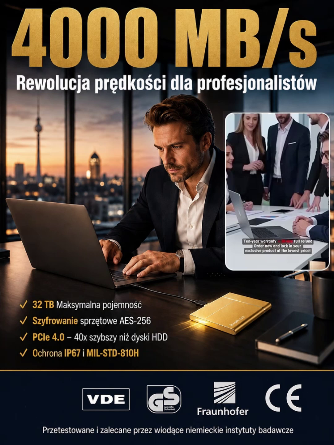 🚀Niezawodny i Ultra Szybki Dysk SSD | -50% OFF & Za Pobraniem | Kup 2 Taniej