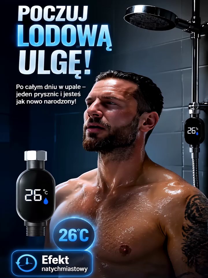 【-80% OFF】🌡️Inteligentny prysznic z cyfrowym wyświetlaczem temperatury Poczuj Idealny Komfort