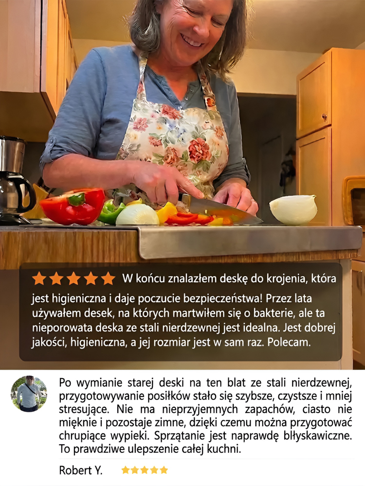 【 -80%】Profesjonalna Deska Tytanowa | Zero Pleśni, Łatwe Mycie