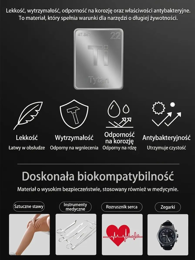 【 -80%】Profesjonalna Deska Tytanowa | Zero Pleśni, Łatwe Mycie