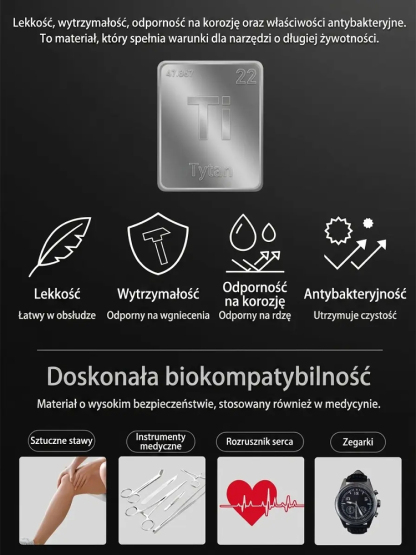 【 -80%】Profesjonalna Deska Tytanowa | Zero Pleśni, Łatwe Mycie