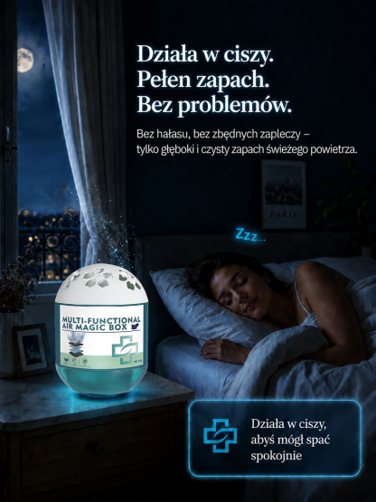 🔥 [Akcja -50%] Inteligentne Pudełko do Oczyszczania Powietrza |Usuwa Kurz, Bakterie i Alergeny w 15 Minut ⚡