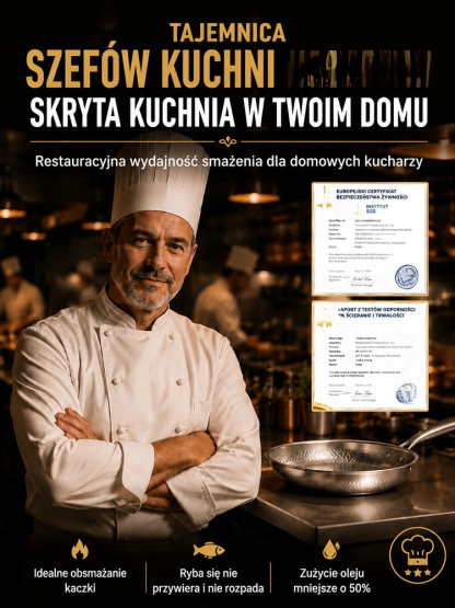 🍳Ręcznie Młotkowana Patelnia Bez Powłoki Za Pobraniem10 Lat Gwarancji