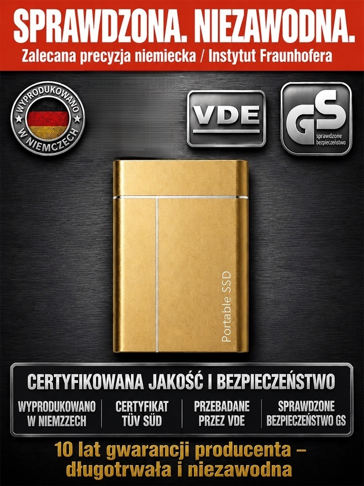 🚀Niezawodny i Ultra Szybki Dysk SSD | -50% OFF & Za Pobraniem | Kup 2 Taniej