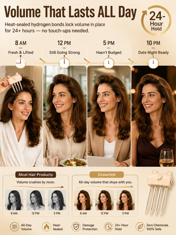 RootLift Pro Wireless Heated Volumizing Hair Clip
