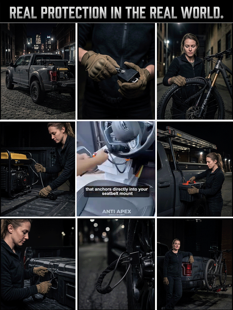 Stop High‑Tech Car Thieves — Military‑Grade Steering Wheel Lock That Has Never Been Defeated