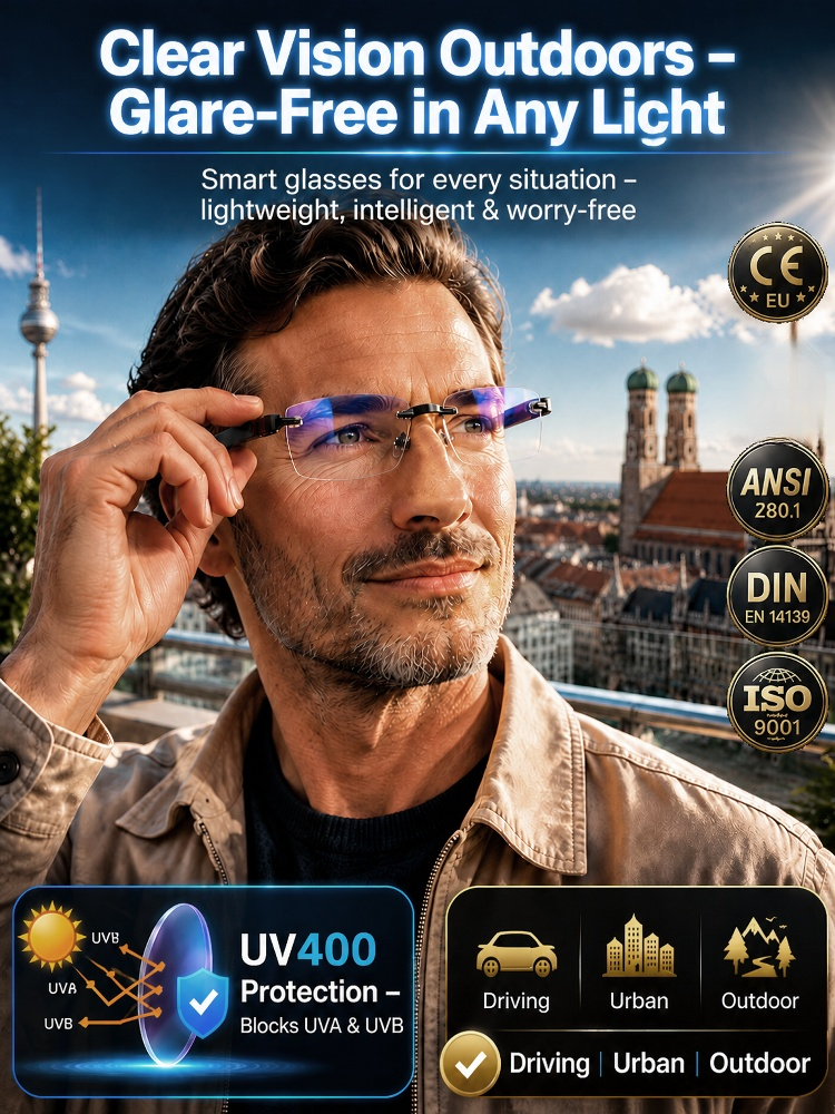 Jena Optical Technology, TÜV-certified quality ✨ Smart Autofocus Glasses