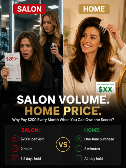 Say goodbye to flat hair! Cordless root booster with red light for XXL volume.