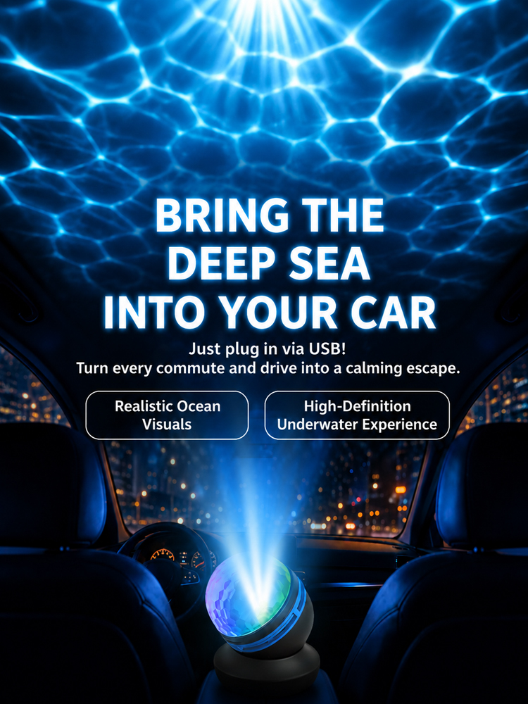 ✨100,000+ Happy Buyers｜Ocean & Galaxy Hologram Projector