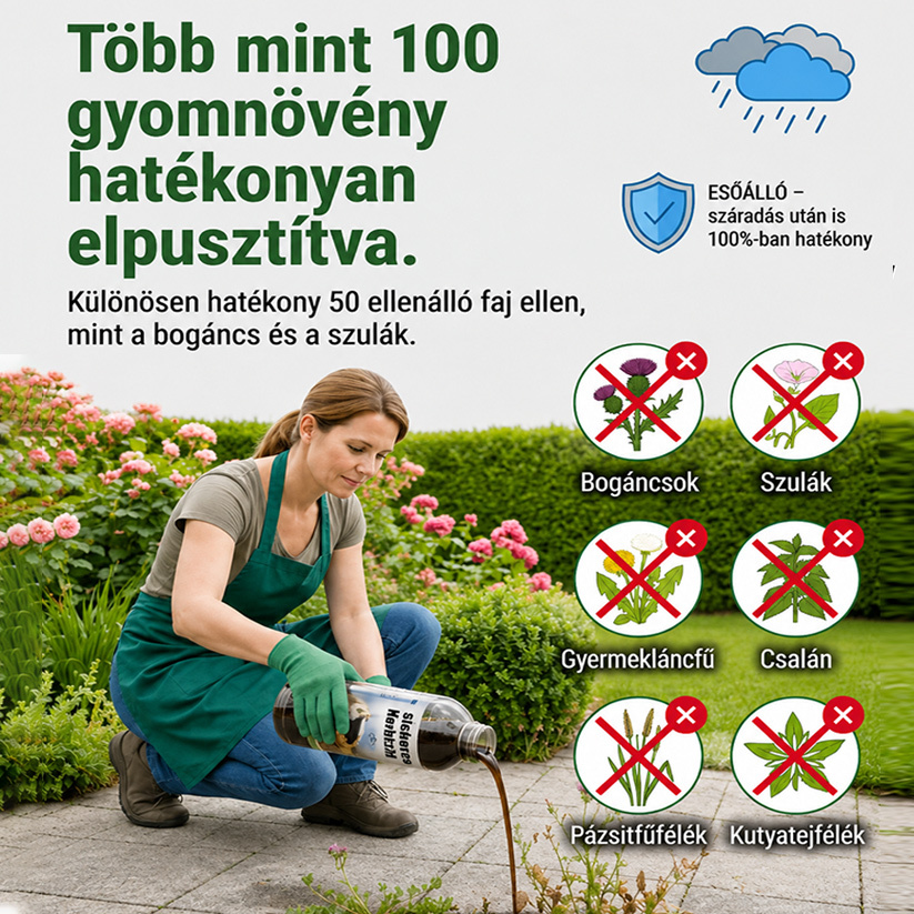 Az Év Legjobb Gyomirtó Szere – Mélyen a Gyökérig Hat-75%