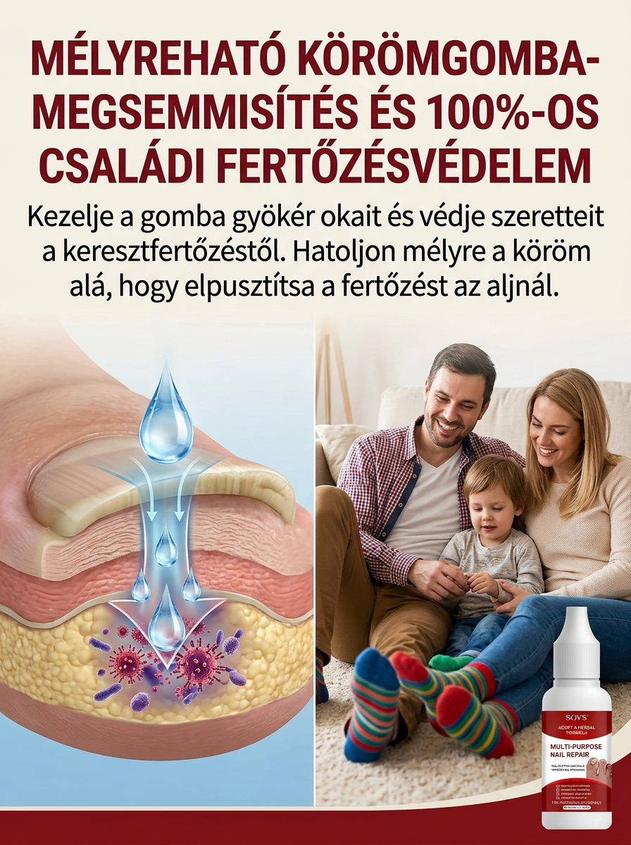 Intenzív Körömápoló Folyadék (50% Akció) - Egészséges Körmök
