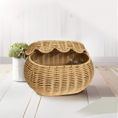 Többcélú rattan tárolódoboz