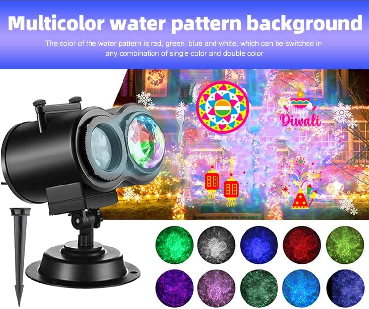 Holiday Halloween Valentine Party Christmas Diwali Projector Light 