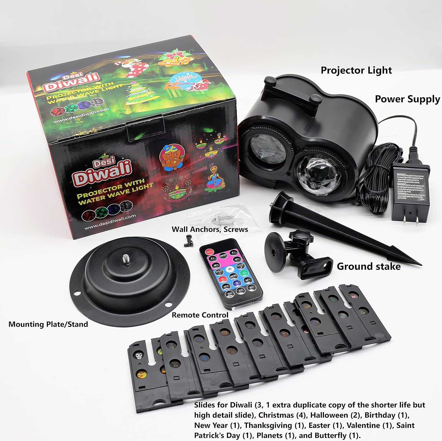 Holiday Halloween Valentine Party Christmas Diwali Projector Light 