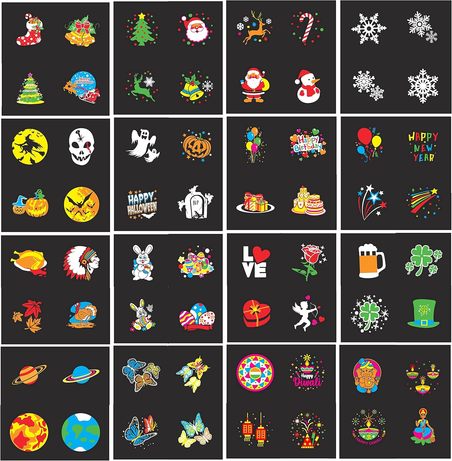 Holiday Halloween Valentine Party Christmas Diwali Projector Light 