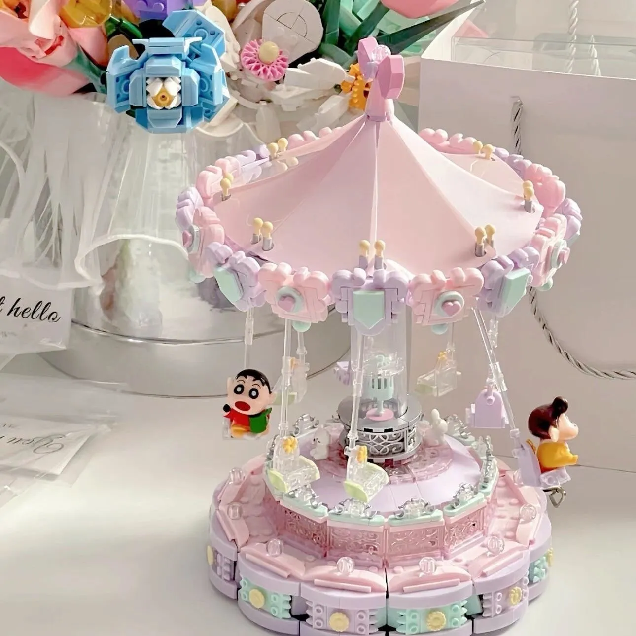 [PRE] Crayon Shin-chan Dream Flying Chair Building Blocks