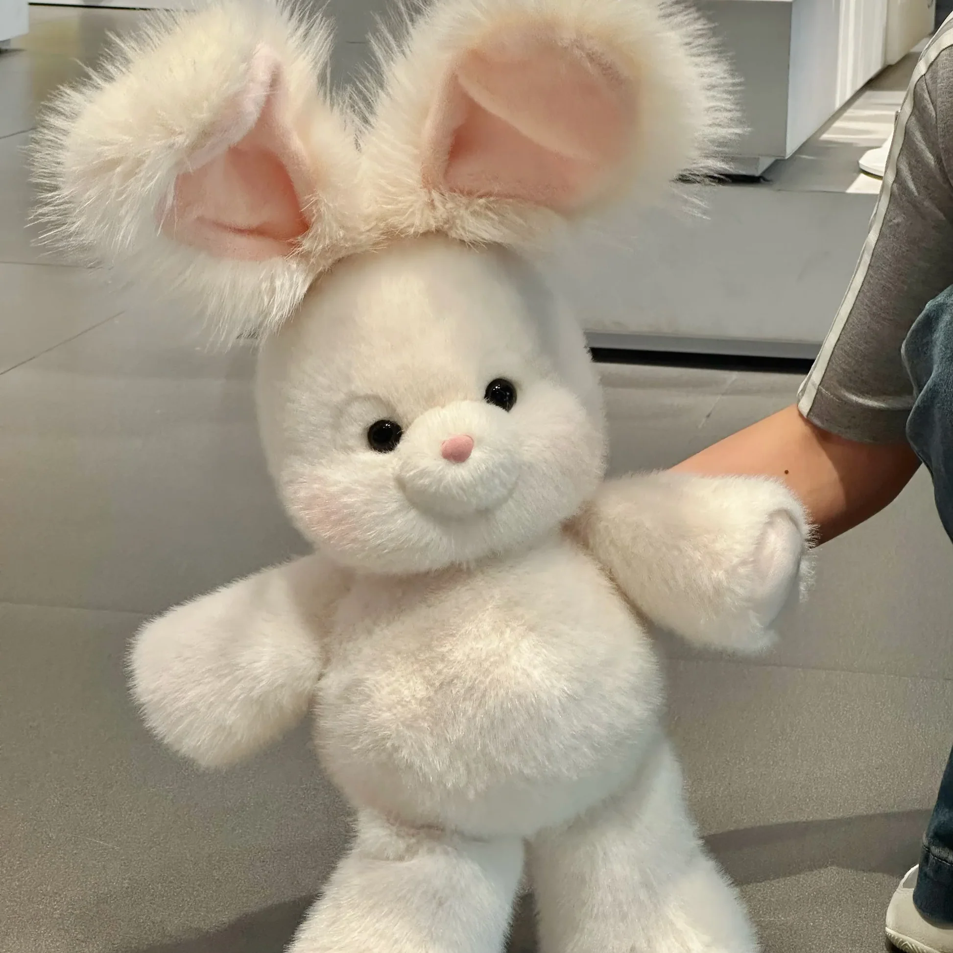 Cute Angora Rabbit Stuffed Animal（Size: 17.7" / H 45cm）