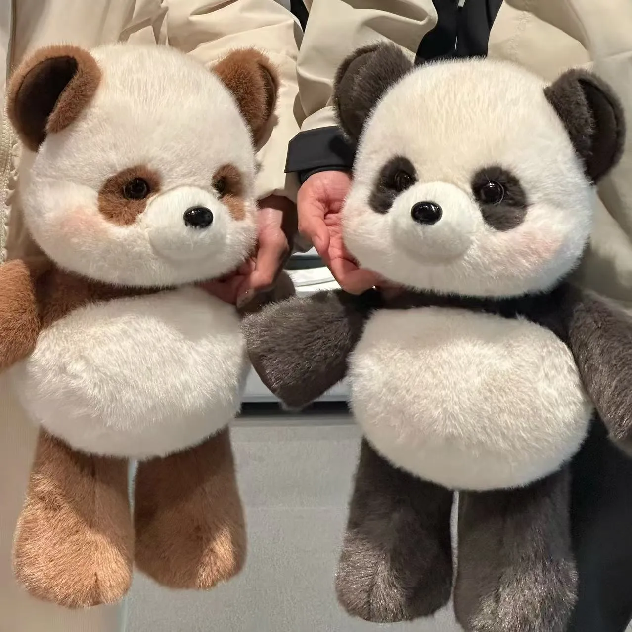 Cute Running Panda Stuffed Animal Size: H 17" / H 43cm