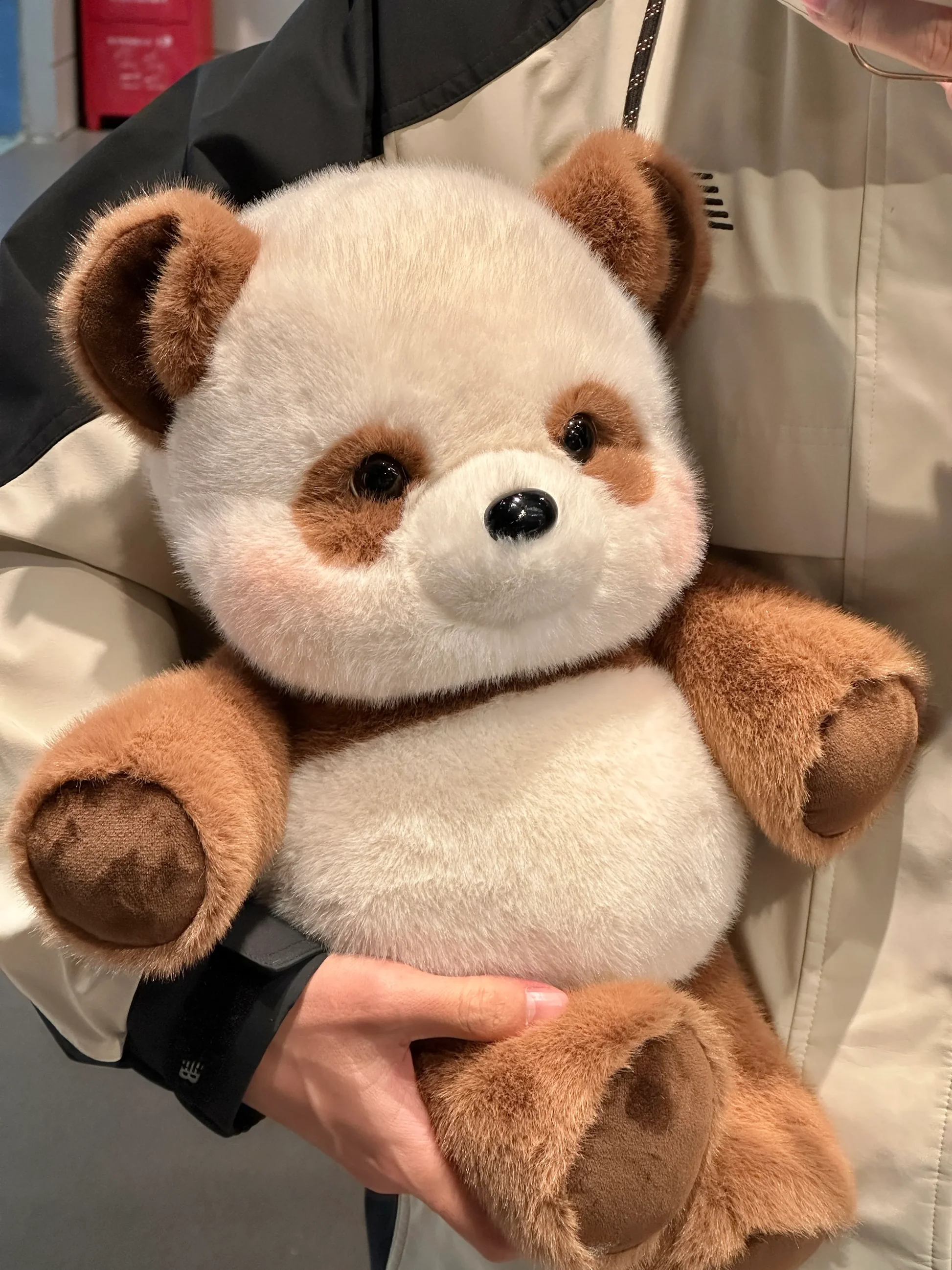 Cute Running Panda Stuffed Animal Size: H 17" / H 43cm