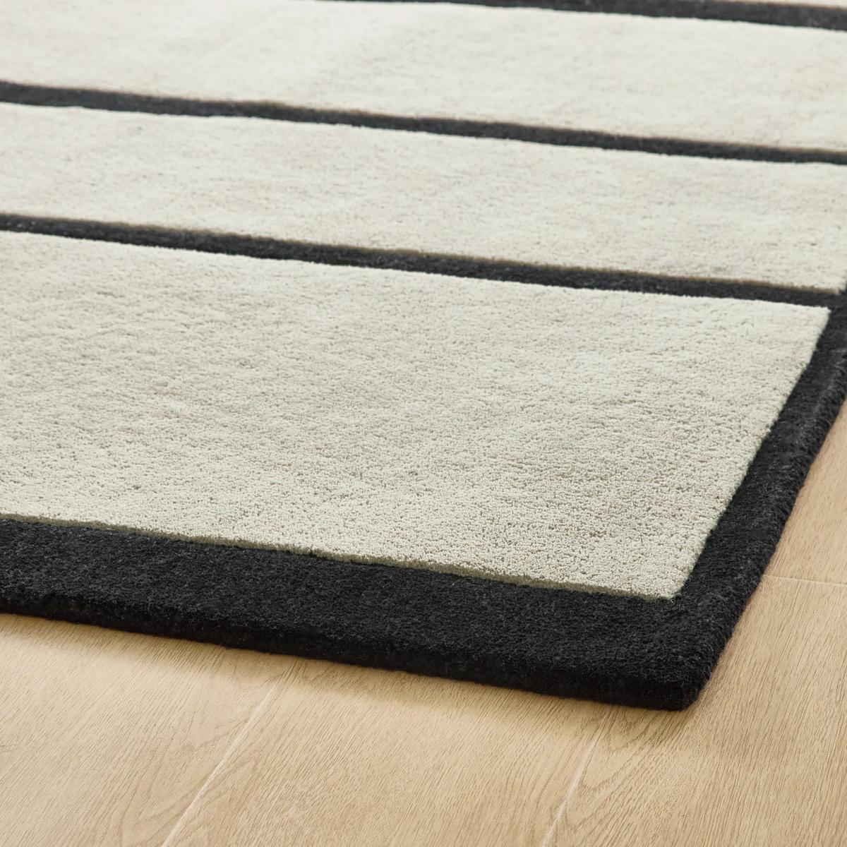 Novak Wool Rug - Natural/Black